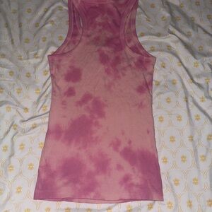 Pink Tie-Dye Women's Tank Top